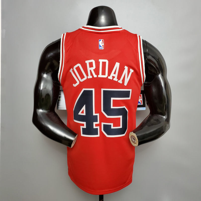 גופיית רטרו NBA אדומה שיקגו בולס מייקל ג׳ורדן
